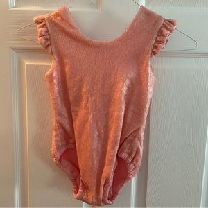 Pink Sequins Leotard